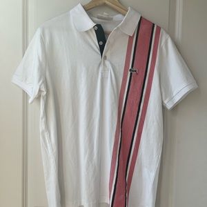 Medium fit Lacoste White Polo